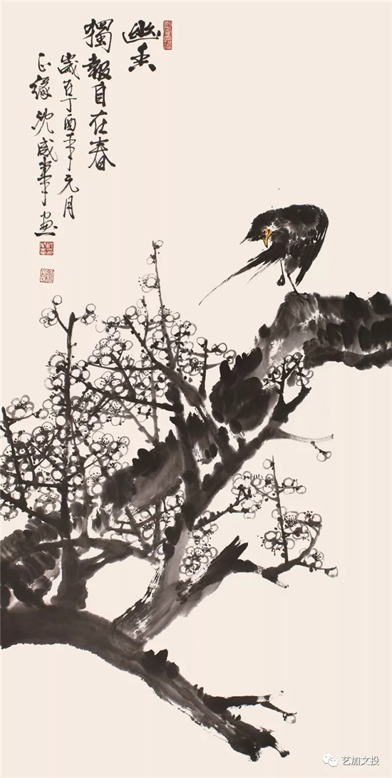 文人心境 时代新象——沈威峰花鸟画艺术短评