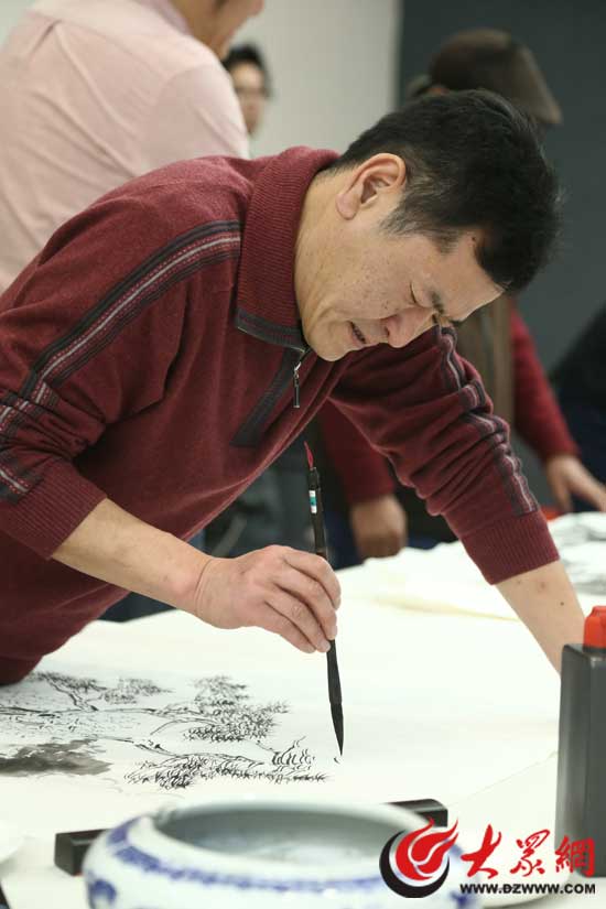 "描绘十三五 书画名家笔墨迎春送祝福